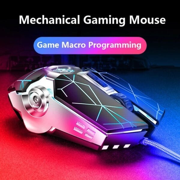 3200DPI High-Precision Gaming Mouse - 8D Wired Optical with Silent Click & LED Backlight - Image 4