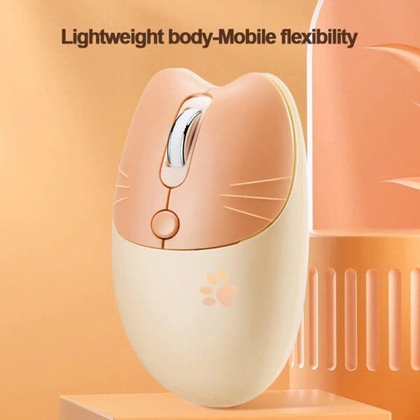 Cute Cartoon 2.4GHz Wireless Mouse – Silent, Ergonomic Mini Optical Mice for Gamers and Professionals - Image 3