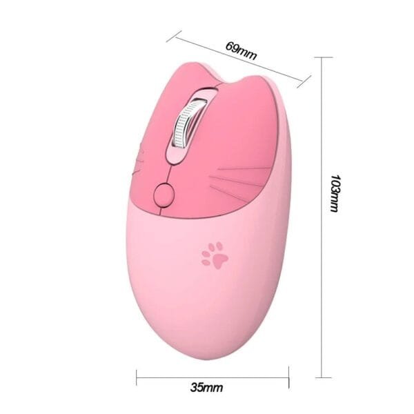 Cute Cartoon 2.4GHz Wireless Mouse – Silent, Ergonomic Mini Optical Mice for Gamers and Professionals - Image 5