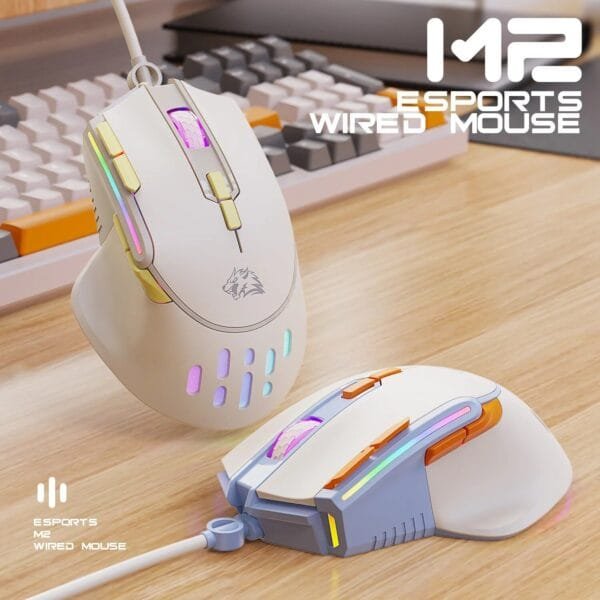 RGB High-Precision Gaming Mouse with Programmable Buttons & Adjustable DPI - Image 2