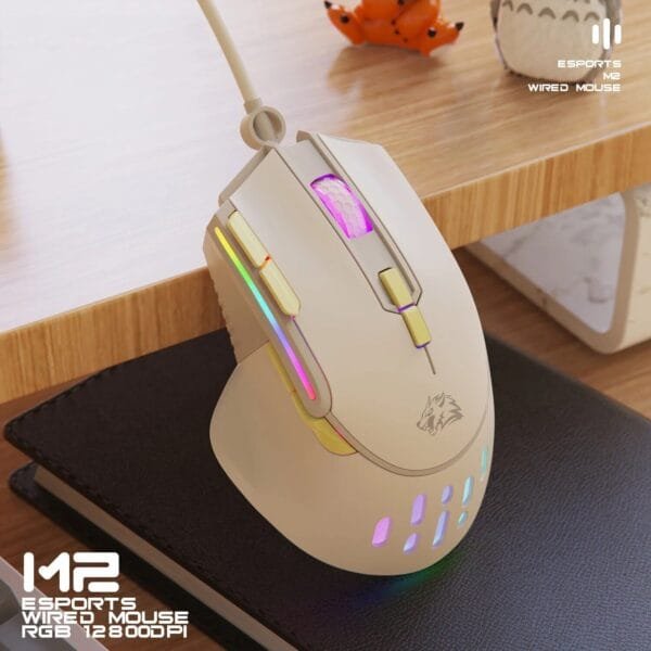 RGB High-Precision Gaming Mouse with Programmable Buttons & Adjustable DPI - Image 4