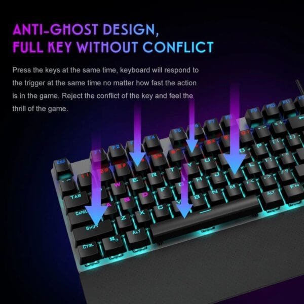 Wired Mechanical Gaming Keyboard - Image 3