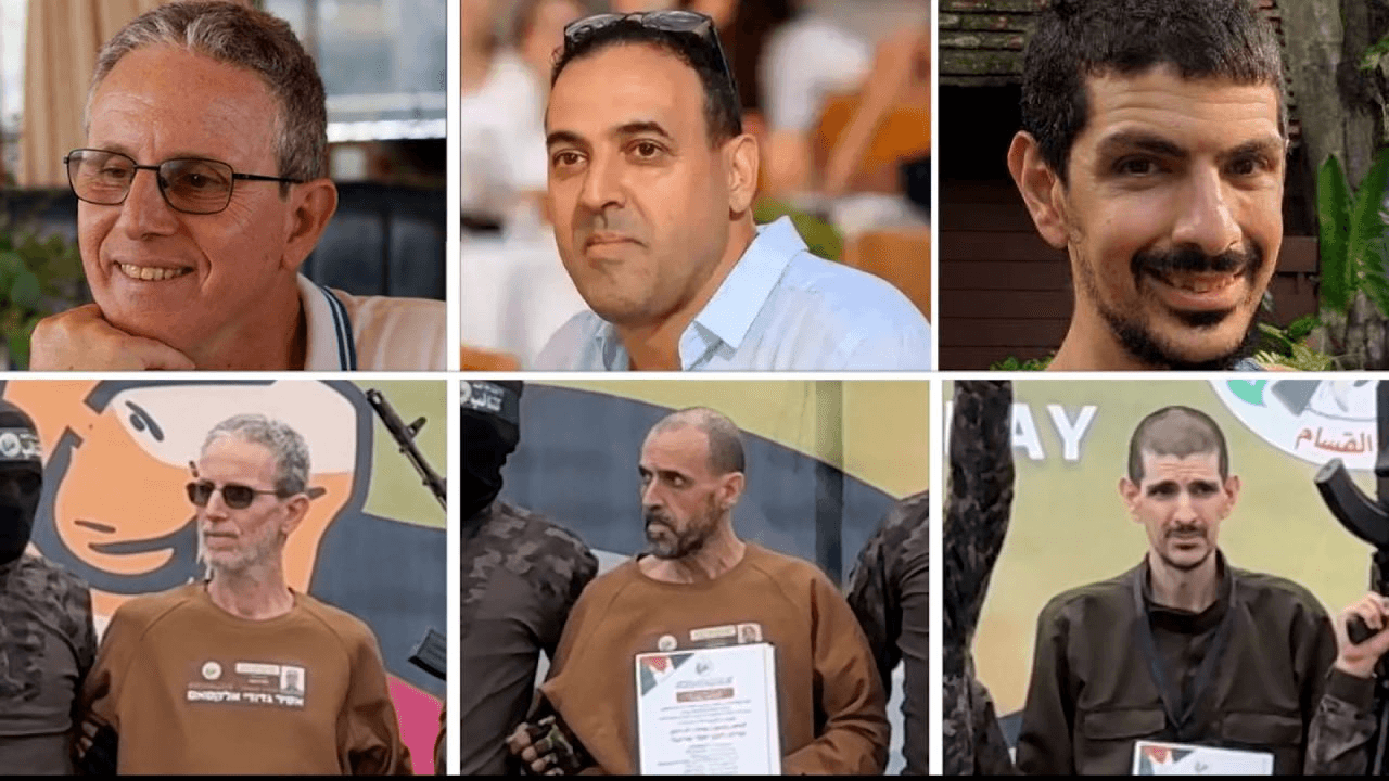 Frail Israeli Hostages Freed as Palestinian Prisoners Released | CISNewsStudio1s