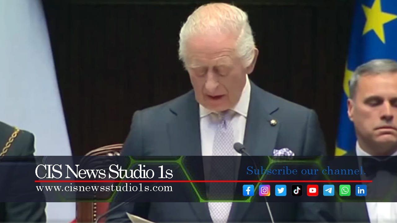 King Charles Talks Garibaldi Biscuits in Italy | CISNewsStudio1s