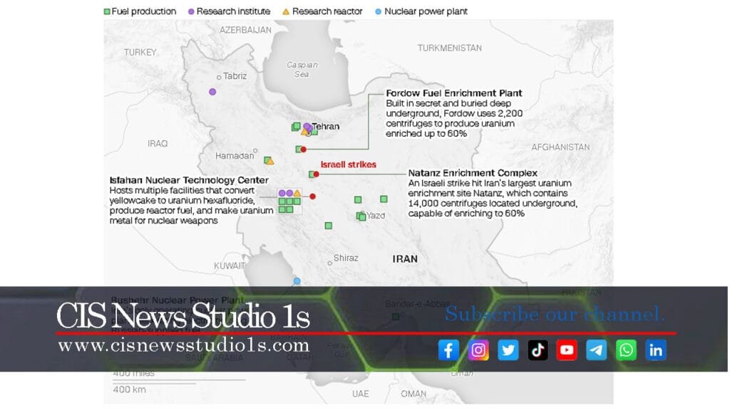 Nuclear Watchdog Warns on Iran Plant Strike | #CISNewsStudio1s https://cisnewsstudio1s.com