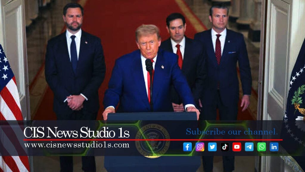 US Strikes Iran Nuclear Sites | #CISNewsStudio1s https://cisnewsstudio1s.com