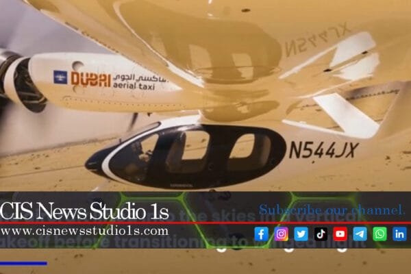 Dubai Launches First eVTOL Air Taxi Flights | #CISNewsStudio1s