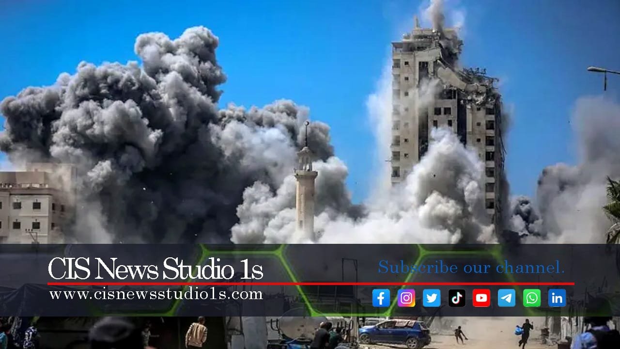 Israel Urges Gaza Evacuation Amid Assault | #CISNewsStudio1s