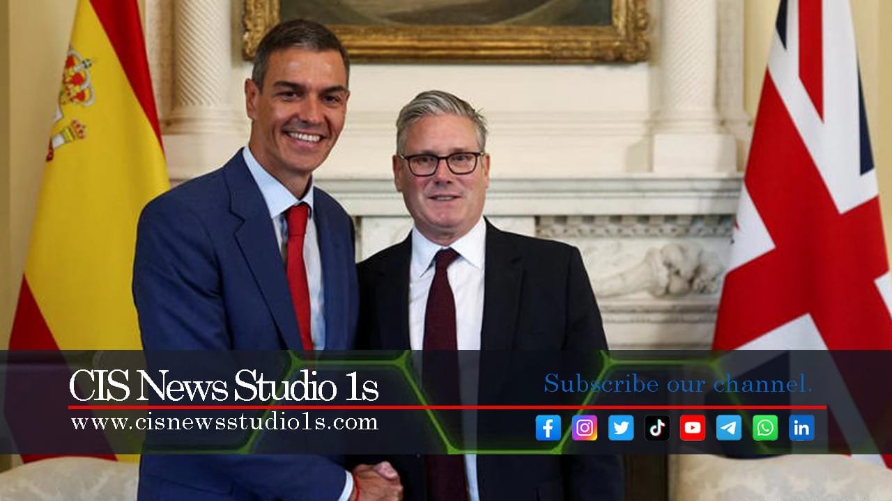 Sanchez, Starmer Meet on Ukraine and Gaza | #CISNewsStudio1s