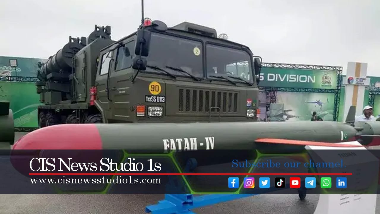 Pakistan Tests Indigenous Fatah-4 Missile | #CISNewsStudio1s