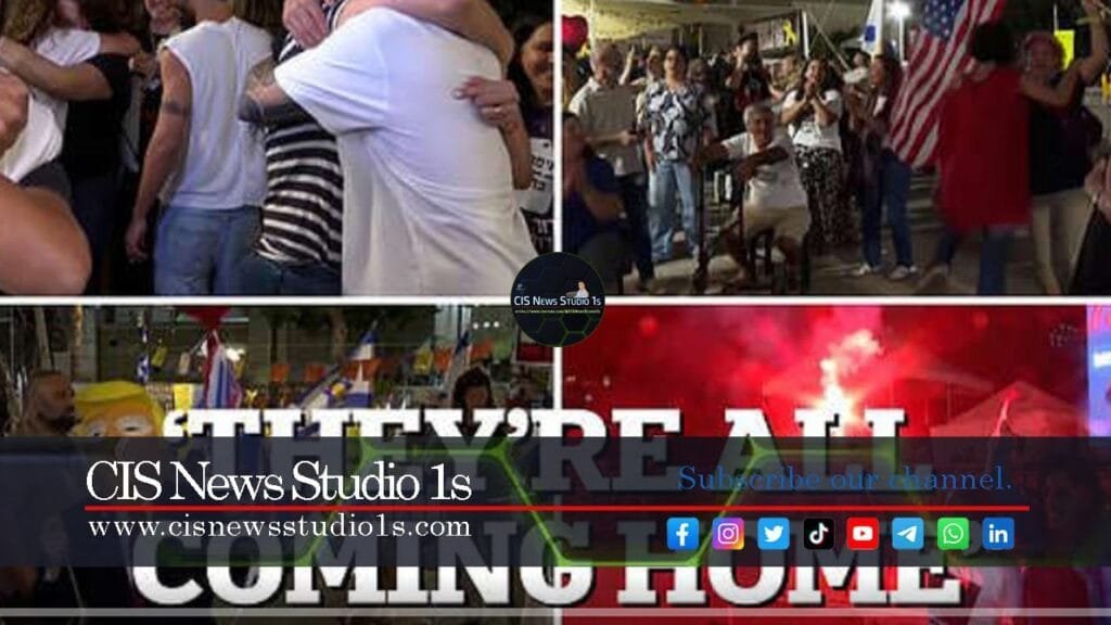 Israeli Families Rejoice at Gaza Peace Deal | #CISNewsStudio1s https://cisnewsstudio1s.com
