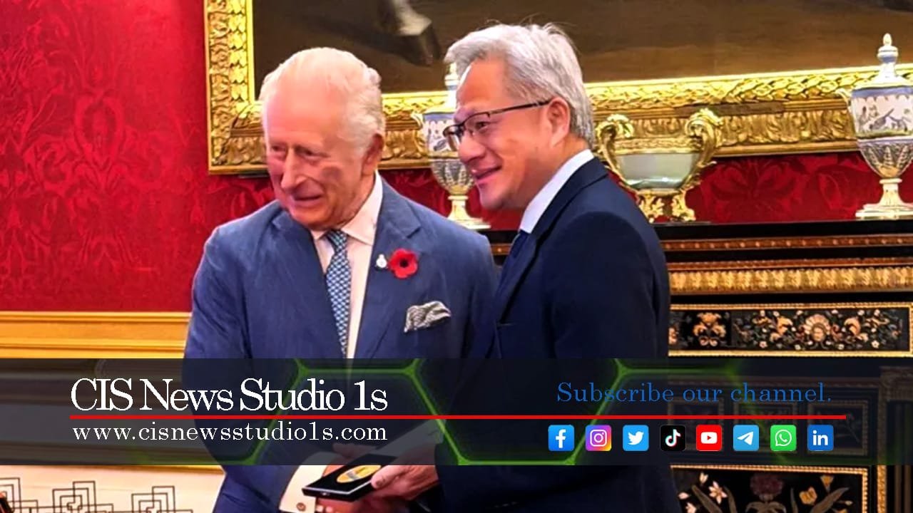 King Charles Warns Nvidia CEO on AI Risks | #CISNewsStudio1s