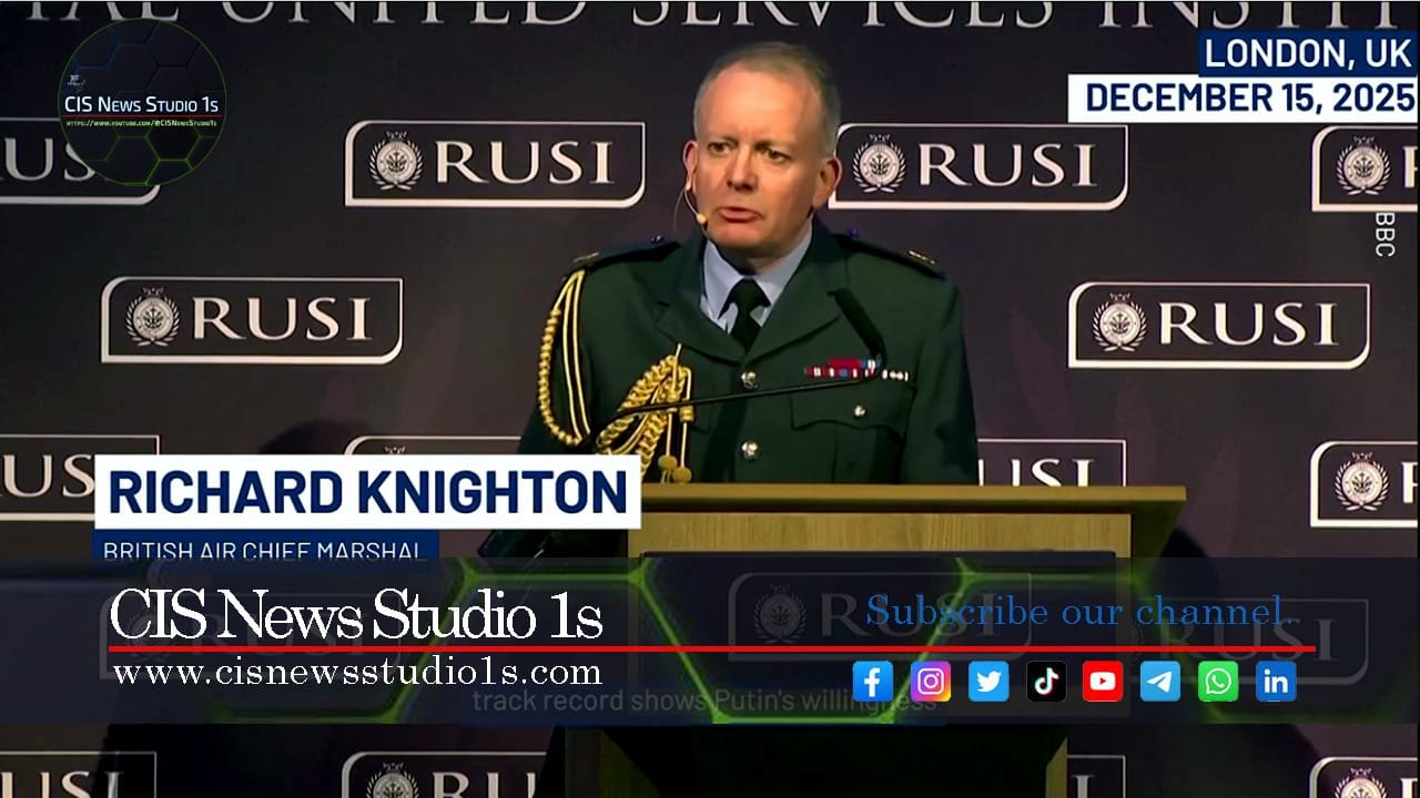 UK Military Chief Warns of Rising Russia Risk | CISNewsStudio1s