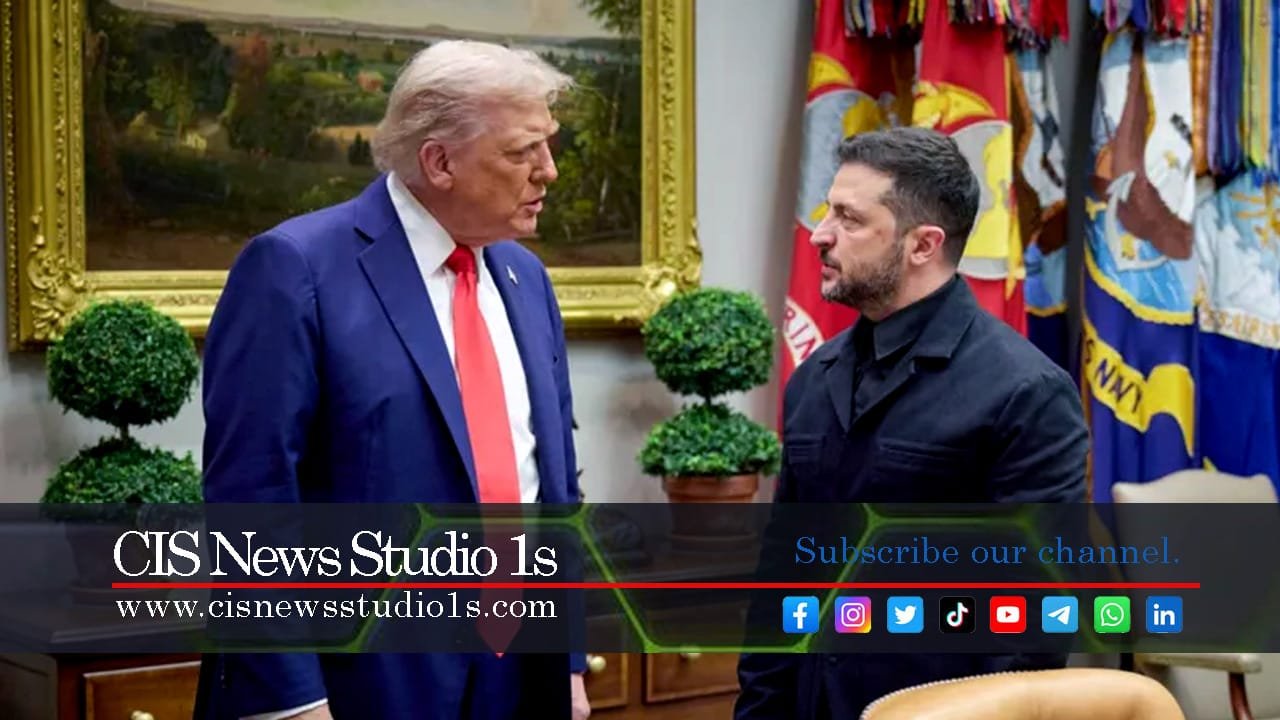 Zelensky to Meet Trump on Ukraine Peace Plan | CISNewsStudio1s