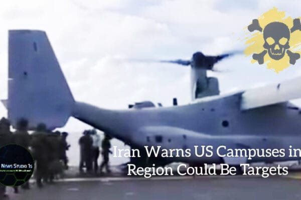 Iran Warns US Campuses in Region Could Be Targets | #CISNewsStudio1s