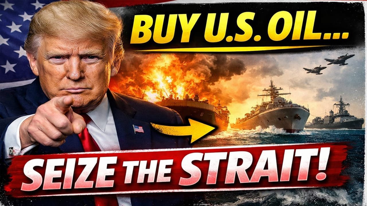 Trump urges nations: Buy US oil, seize Strait now | CISNewsStudio1s