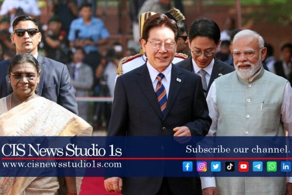 India Welcomes South Korea President at Rashtrapati | #cisnewsstudio1s