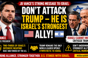 JD Vance Warns Israel Against Attacking Trump Allies | #cisnewsstudio1s