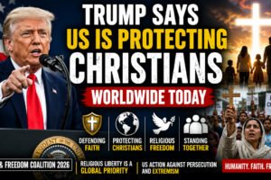Trump Says US Is Protecting Christians Worldwide Today | #CISNewsStudio1s