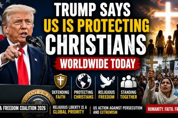 Trump Says US Is Protecting Christians Worldwide Today | #CISNewsStudio1s