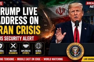 Trump Live Address on Iran Crisis US Security Alert | #cisnewsstudio1s